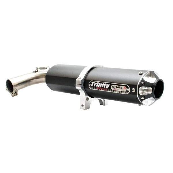 Trinity Racing Yamaha YXZ1000 Stage 5 Slip On Exhaust Black Aluminum TR-4158S-BK - Image 1 of 3