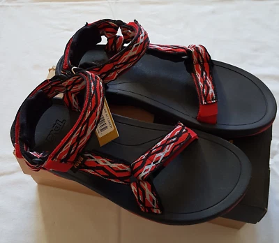 NUEVO EN CAJA Sandalias Teva Hurricane XLT 2 Juveniles Talla 6 Rojo/Negro Foto 1 de 4