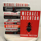 Michael Crichton Lot Of 10 First Prints Airframe Next Lost World Prey Pirate Vgc