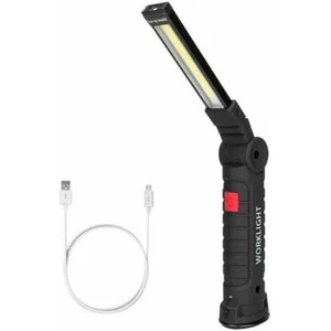 Lampada da lavoro LED ricaricabile pieghevole Luce Torcia magnetica officina USB - Foto 1 di 5