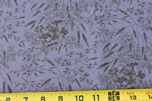 By 1/2 Yd, Dark Purple Floral on Purple/Moda/Marcus/Mill Book/c 1835/Japan,P4706 - Picture 1 of 7