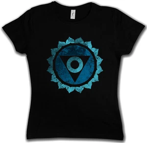CAMISETA CHAKRA VISHUDDHA MUJER Místico Esoterik Energía Cuerpo Alma Yoga Astral - Imagen 1 de 1