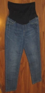 Planet Motherhood Maternity Skinny Jeans Stretch Over Belly Panel Size Large - Picture 1 of 5