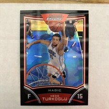 2008-09 Bowman Chrome Refractor Magic Basketball Card #18 Hedo Turkoglu /499