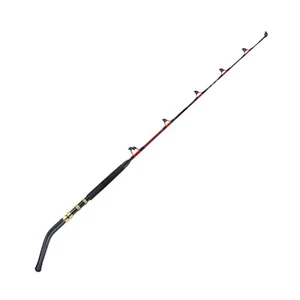 CANNA DA PESCA DRIFTING TONNO FALCON BLACK PHANTOM TUNA XT 50LBS MANICO CURVO - Imagen 1 de 2