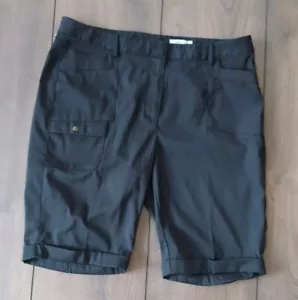 Pantaloncini donna Greg Norman taglia 12 cargo golf casual neri - Foto 1 di 10