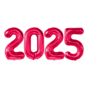 PMU New Year's Eve Party "2025" 16 & 40 in Number Mylar Balloons (4/pkg) Pkg/1 - Picture 1 of 73