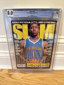 CGC 8.0 NEWSSTAND EDITION Slam Magazine(original)Anthony Davis-August 2012 - Picture 1 of 1