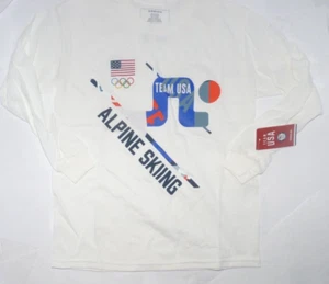 NEW Team USA Alpine Skiing Youth Boys T Shirt Olympics M 10 12 NWT - Picture 1 of 1
