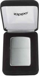 Zippo Silver Sterling Satinato Replica 1941 - Accendino Argento Originale - Picture 1 of 5