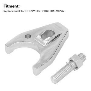 [Distributor Clamp Chrome Billet Aluminum Hold Down Clamp With For - Picture 1 of 12