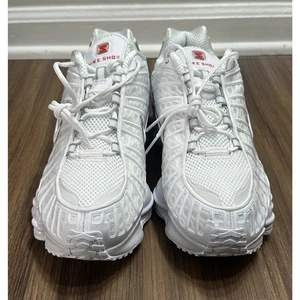 Shox TL 'White Metallic Silver Athletic Shoes Size 8,8.5,9,9.5,10,10.5,11,12 - Picture 1 of 6