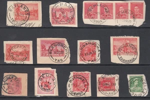 Australian  Stamps. Pre Decimal.Tasmanian Postmarks. - Picture 1 of 1