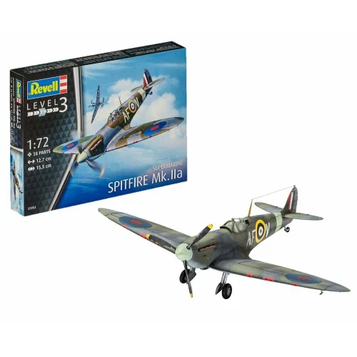 SPITFIRE MK IIA KIT 1:72 Revell Kit Aerei Modellino Nuovo - Immagine 1 di 4