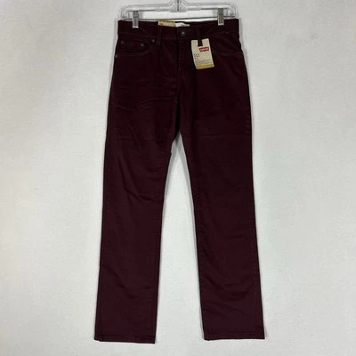 Levi's 511 NEW Slim Tapered Jeans Boys Youth 14 Reg 27x27 Maroon Red Casual NWT - Image 1 of 4
