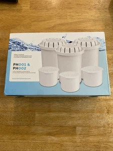 PH001 Invigorated Water Filter 3 Pack White Alkaline Water Filters New Sealed - Picture 1 of 4