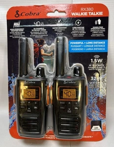 Cobra RX380 Walkie Talkies – Weather Resistant Two Way Radios Long Distance - Picture 1 of 2
