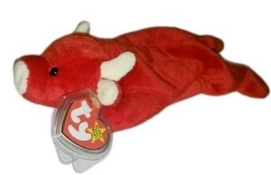 Ty Beanie Baby - TABASCO the Red Bull (8.5 Inch) NEW MWMTs Stuffed Animal Toy - Picture 1 of 12