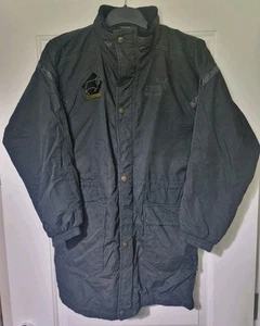 Derby County 90s Jacket Coat Puma King LB Or Small Men's Football Vintage Black - Picture 1 of 13