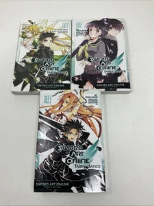 Sword Art Online Fairy Dance Manga Volumes 1-3 (1 2 3) Paperback - Foto 1 di 4
