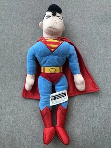 Superman 11” Beanbag Peluche con Warner Bros Studio Store Bag 1998 DC Comics - Imagen 1 de 2