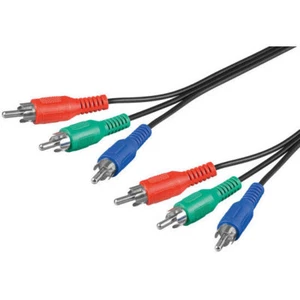 Chinch RCA Video Component Cable to 3x RCA Male Red Green Blue RGB YUV - Picture 1 of 1