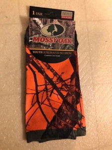 Mossy Oak Youth sublimated no show Sock 1 Pair YMD 10.5 -13.5 - Picture 1 of 2