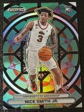 NICK SMITH JR 2023-24 PRIZM DRAFT ROOKIE RC STAINED GLASS SSP INSERT CASE HIT #7