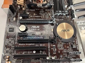 Scheda madre Asus z97-k + Intel i7-4790k 4.4Ghz - Afbeelding 1 van 4