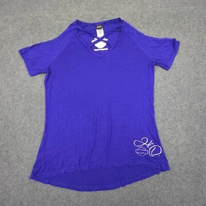 Harley Davidson Shirt Womens XLARGE purple Graphic Short Sleeve T-Shirt Size XL - Picture 1 of 9