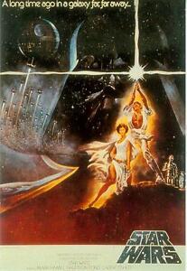 Star Wars Postcard # 38 (Star Wars Film Poster repro) (USA, 1991)