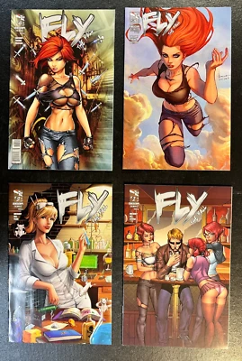 LOTE COMPLETO VARIANTE FLY THE FALL 1 2 3 4 ALE GARZA Grimm Fairy Tales GGA Foto 1 de 4