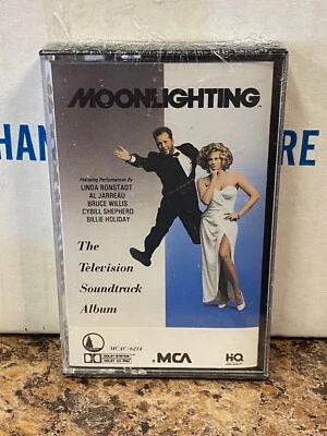 Moonlighting TV show soundtrack cassette tape MCA 1987 new SEALED [Bruce Willis] - Image 1 of 2