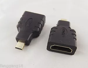 10x HDMI A Female To Micro HDMI D Male Adapter Converter Connector HDTV HTC EVO - Picture 1 of 5