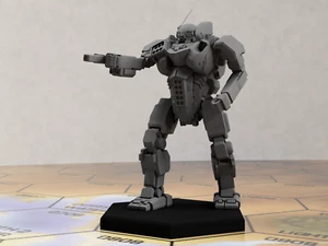 Wyvern WVE-6N | Esclusiva DIW | Miniatura stampata in 3D per Battletech - Foto 1 di 2