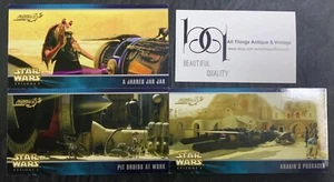 Star Wars Episode One Widescreen Trading Cards Expansion Subset Cards X 3 Anakin - Picture 1 of 6
