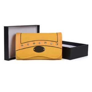 Sally Young Small Ladies Wallet Purse - Yellow VKP1495 - Picture 1 of 5