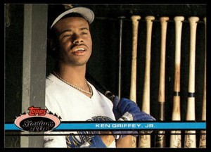 1991 Stadium Club  270 Ken Griffey Jr.  Seattle Mariners