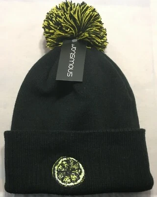 BEECHFIELD STONE ROSES LEMON SPIKE ISLAND WINTER FESTIVAL POM POM WARM SKI BEANIE HAT
