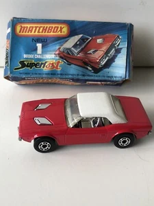 Vintage 1975 Lesney Matchbox Super fast No1 Dodge Challenger - Mint - Boxed - Picture 1 of 15