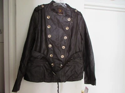 Женский кукольный домик ПВХ коричневый состаренный вид размер 1 X подпоясанный куртка - Изображение 1 из 4