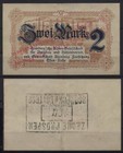 [24516] - KRIEGSGEFANGENEN-LAGERGELD POW camp money: ESSEN, 2 Mark, Arensberg