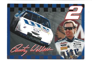 RUSTY WALLACE #2,NASCAR 7th FINISH IN 1996 NASCAR STANDINGS-5X7" GREETING CARD - Picture 1 of 3