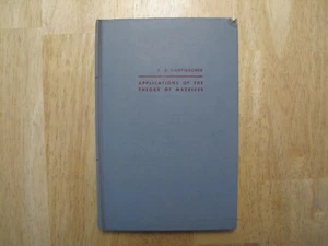 Applications of the Theory of Matrices by F R Gantmacher (1959 hardcover) - Picture 1 of 2