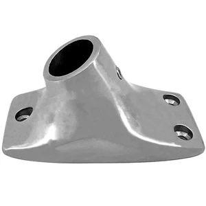 Barco Acero Inoxidable 20mm Bandera Poste Montaje Enchufe Bandera Poste Soporte Base de Tubo - Imagen 1 de 5