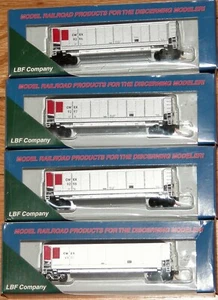 N LBF 5807 BETHGON COAL CAR WITH LOAD (4) CWEX 9296 9267 9298 9301 - Picture 1 of 1