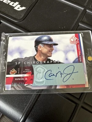 Cal Ripken Jr 2003 SP Auth Chirography World Series Heroes Auto 120/295 CR1 - Image 1 of 2
