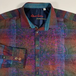 Robert Graham DOCTOR O Limited Edition Button Shirt Mens 3XL Multicolor - Picture 1 of 9