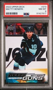 2022-23 Upper Deck Matty Beniers #213 PSA 8 - Bild 1 von 2