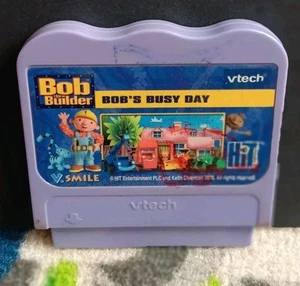 Vtech V.Smile Replacement Bob the Builder BOB'S BUSY DAY Game Cartridge - Picture 1 of 2